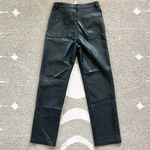 Wilfred Aritzia The Melina Super High Rise Vegan Leather Pants in Black Size 4 Photo 10