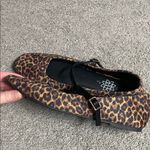 Serra  Leopard Print Mary Jane Flats Size 8 Photo 5