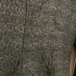 We The Free Black Houndstooth Leopard Print Moto Jacket With Red Zippers Size 4 Photo 7