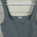 Free People  Intimately Gray Square Neck Tank size S Photo 5