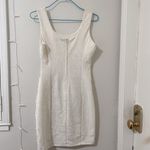 White Sparkling Skinny Dress Photo 3