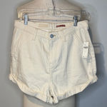 Pilcro  High Waist Cream Shorts NWT Anthropologie Photo 0
