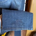 Ralph Lauren RARE! Lauren Blue Boot Cut Suede Fringe Conch Button Jeans Size 8 Photo 10