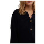 Free People  Cocoa Rib Henley Sweater Size Small Photo 5