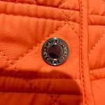 Ralph Lauren Lauren  Quilted Jacket Size L Orange Crest Sleeve Snap Front Photo 13