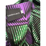 TribalbyN Purple Green African Print Crop Back Zip Size S Dress Photo 7