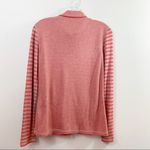 Lafayette 148  New York Striped Zip-up Brown/Red Long Sleeve Jacket Photo 3