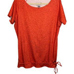 Merrell  Shirt Women's Size Large Opti-Wick Floral Outdoor Orange Photo 0