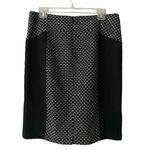 Laundry by Shelli Segal Elegant Black and White Women's Skirt 10 Photo 1