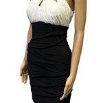 City Studio Black White Bodycon Bling Gem Formfitting Mini Dress Womens Medium Photo 0