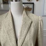 Vintage 70s Jean Nicole Natural Nubby Blazer M Tan Size M Photo 2