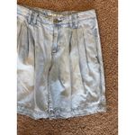 Lands' End  Light/Medium Wash Lot Bundle 3 Pleated Jean Shorts Womens 8 10 Petites Photo 8