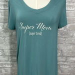 Soma Super Mom V-Neck Short Sleeve Pajama Top Photo 0