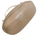 Michael Kors Jet Set Beige Patent Leather Shoulder Tote Bag Nude Tan Photo 4