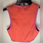 Vestique  Coral Tank Top with Pink Edging Photo 3