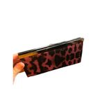 Vintage Pink & Black Leopard Print Clutch Wallet Pink Photo 4
