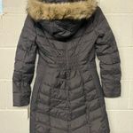 Michael Kors NEW $350 GUNMETAL HOODED FAUXFUR TRIM Photo 1