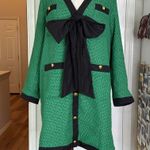 Tuckernuck Pomander Place Coco green tweed dress Size L Photo 4