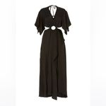 3.1 Phillip Lim Black Satin Cutout Gown Photo 3