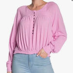 Free People NWT  Prairie Henley Long Sleeve top size Small Photo 0