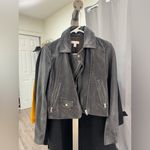 Topshop Dark Leather Jacket Photo 1