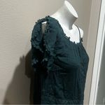 Patrons of Peace  green cold shoulder nwt blouse Photo 5