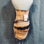 ZARA NWT 🧡
 printed tulle dress strapless Photo 2