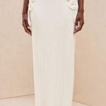 Cult Gaia Chasina Floral Appliqué Crochet Cotton Maxi Skirt Size XS Photo 14