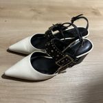 Charles and Keith Pointed Slingback Heel Studded Ankle Strap Party Pumps 6 / 36 Photo 4