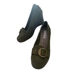 American Eagle green wedge heeled Mary janes woman’s size 7 Photo 1