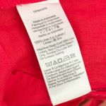 Madewell Linen Clean Button Tab Shorts in Rouge Red Women’s Size 10 Photo 10