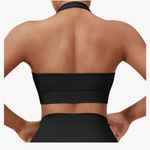 Halter sports bra Black Size M Photo 1