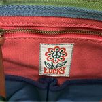 Lucky Brand Dungarees of America Green Canvas Bucket Mail Large Tote Bag Photo 12