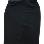 ZARA Skirt Womens Large Fall Winter Collection Asymmetrical Ribbed Hem Pencil Photo 0