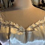 Antique Vintage Cream Satin and Lace Wedding Dress with Buttons Size XS White Photo 12