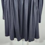 Sun & Moon Black Long Sleeve Dress Size Medium Black Babydoll Mini Dress Photo 2