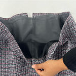 White House | Black Market WHBM Classic Black White Pink Tweed Pencil Skirt Size 16 Photo 2