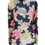 Sag Harbor Vintage 1990’s semi sheer floral blouse Photo 1