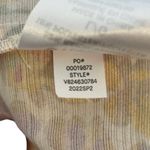 Vince  Floral Garden Smocked A Lined Tiered Midi, Maxi Skirt Orange Large $395 Photo 13