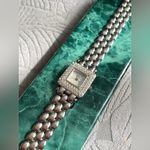 GORGEOUS Susanne Somers DRESS watch 🌟🌟🌟 Silver Photo 5