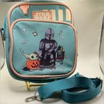 Star Wars A Rare The HTF  The Mandalorian Mando & The Child Crossbody Bag Purse Photo 0