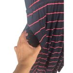 Banana Republic  Black & Pink Striped Short Sleeve Classic Dress Women Sz S Photo 10