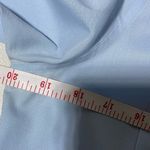 Chico’s Button down Shirt 3/4 length sleeve. Size 0 Blue Photo 11