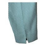 Piazza Sempione Pants Women 10 Blue Green Diamond Print Cropped Audrey Trousers Photo 5