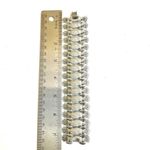 Sarah Coventry silver tone vintage pineapple bracelet in original box Photo 7