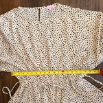 Pink Lily  Black and White Polka Dot Midi Dress Photo 7