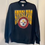 Vintage Steelers Oversized Sweatshirt Gray Size XL Photo 0