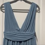 Lulus Heavenly Hues NWT size Small Light Blue Maxi Dress Chiffon Gown Photo 3