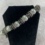 Cross Stretch Bracelet with Rhinestones Photo 4