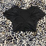 Haute Monde Open back lace-up crop top Photo 2